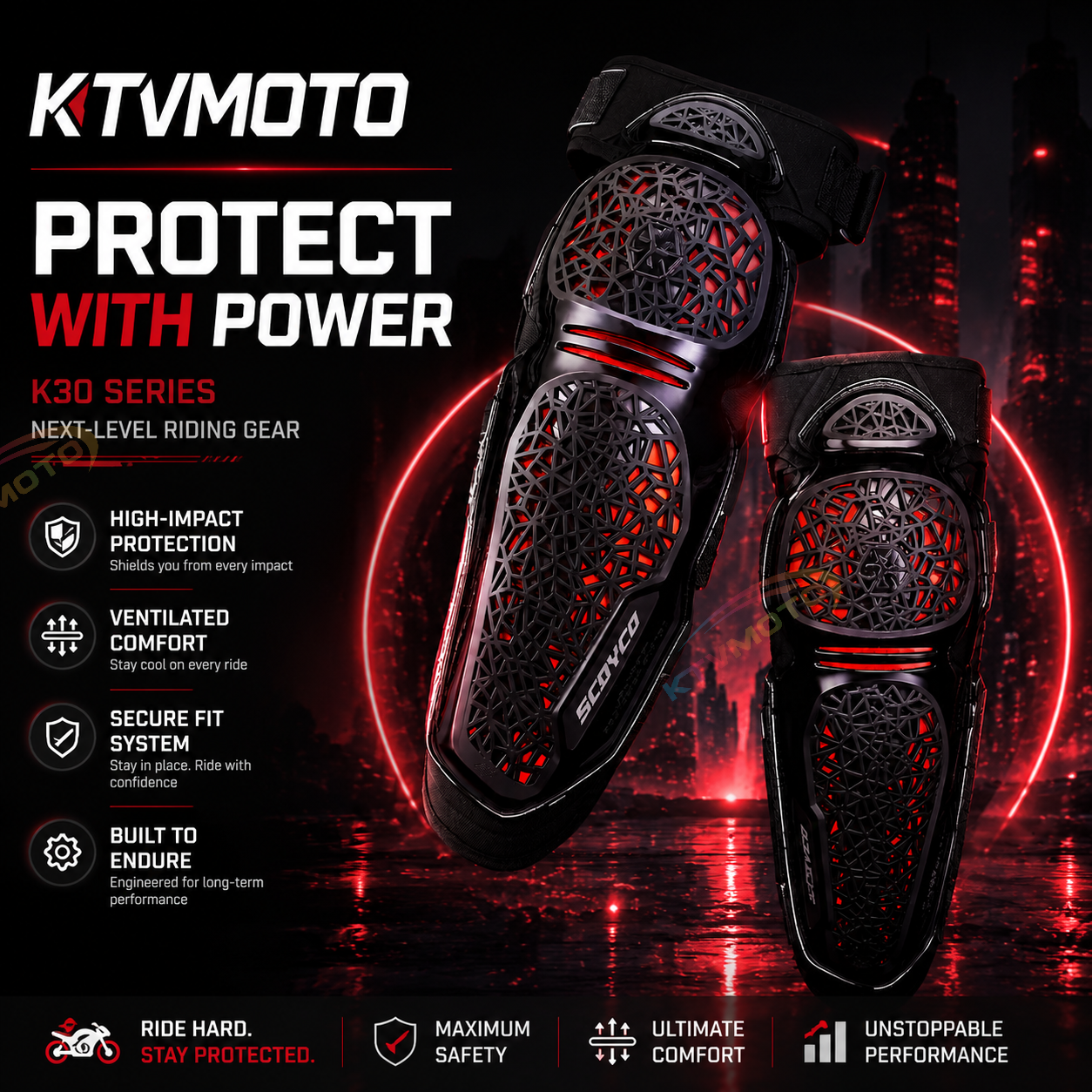 Reflective protective gear for motorcycle riding-Y51