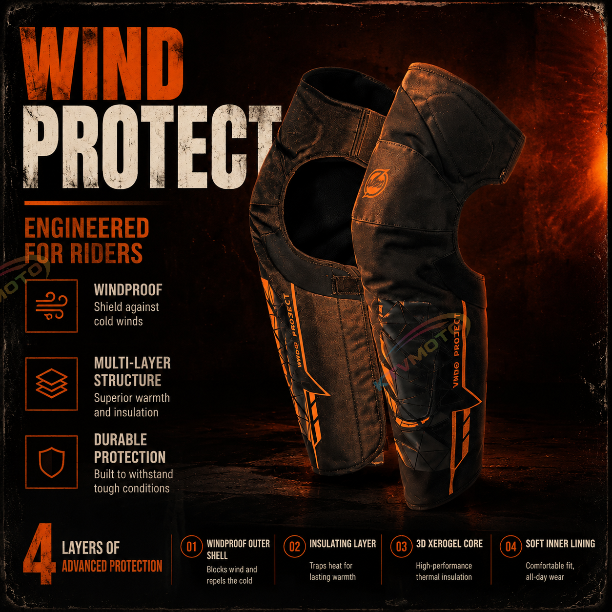 CE Level 2 Motorcycle Riding Armor-Y56