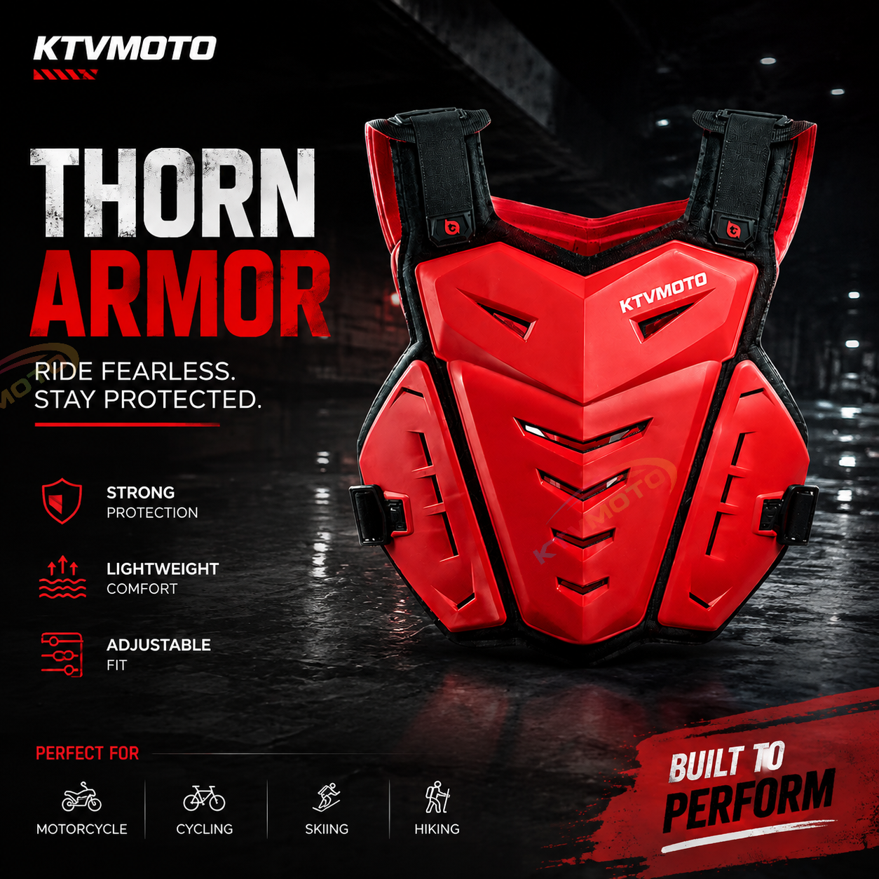 Motocross protective vest-F23