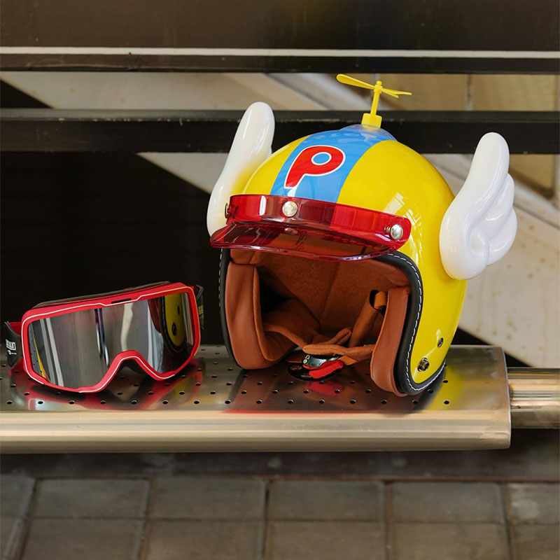 Retro motorcycle helmet three-quarter helmet-I33