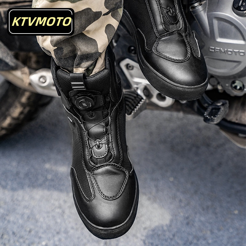 Track off-road racing shoes anti-fall wear-resistant breathable-K10