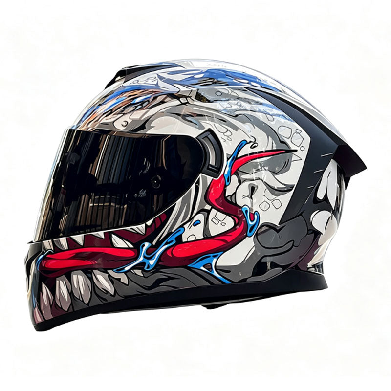 Bluetooth motorcycle helmet with dual visors-I246