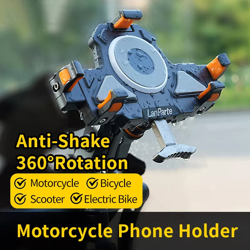 đ„Aluminum alloy double shock absorption mobile phone holder-M27