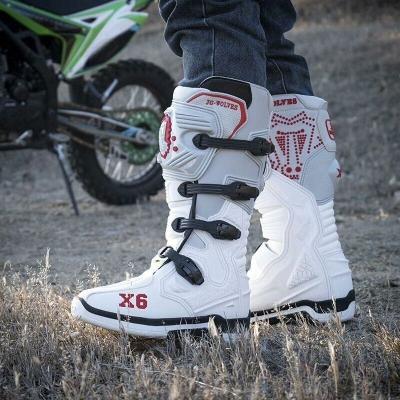 Racing Equipment Long Motorcycle Boots-K11