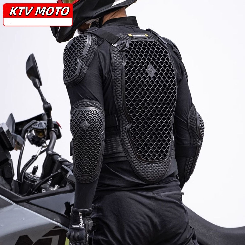 Anti-fall off-road armor chest protection motorcycle jacket-J09