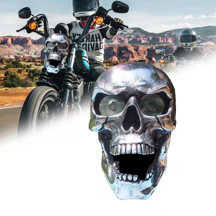 Skull Motorcycle Headlight-D15