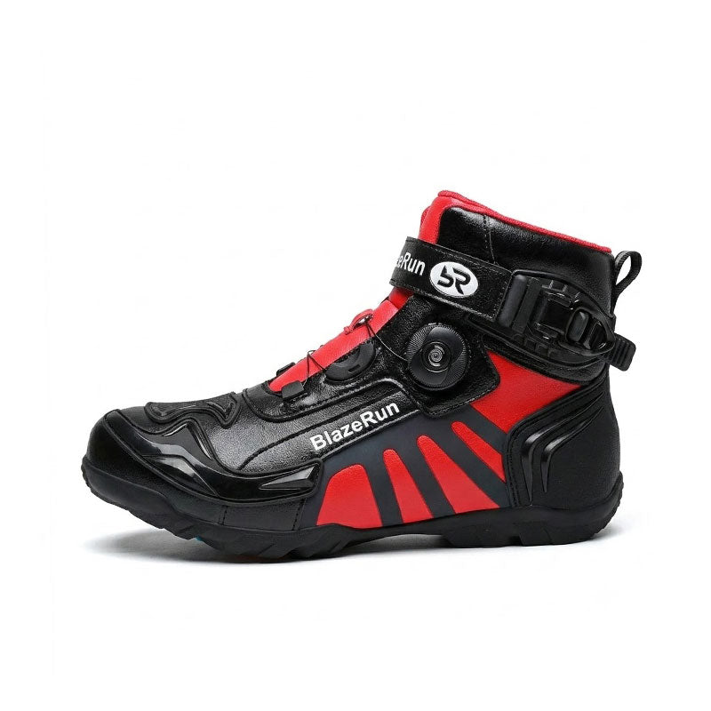 Abrasion-resistant leather motorcycle boots-K94