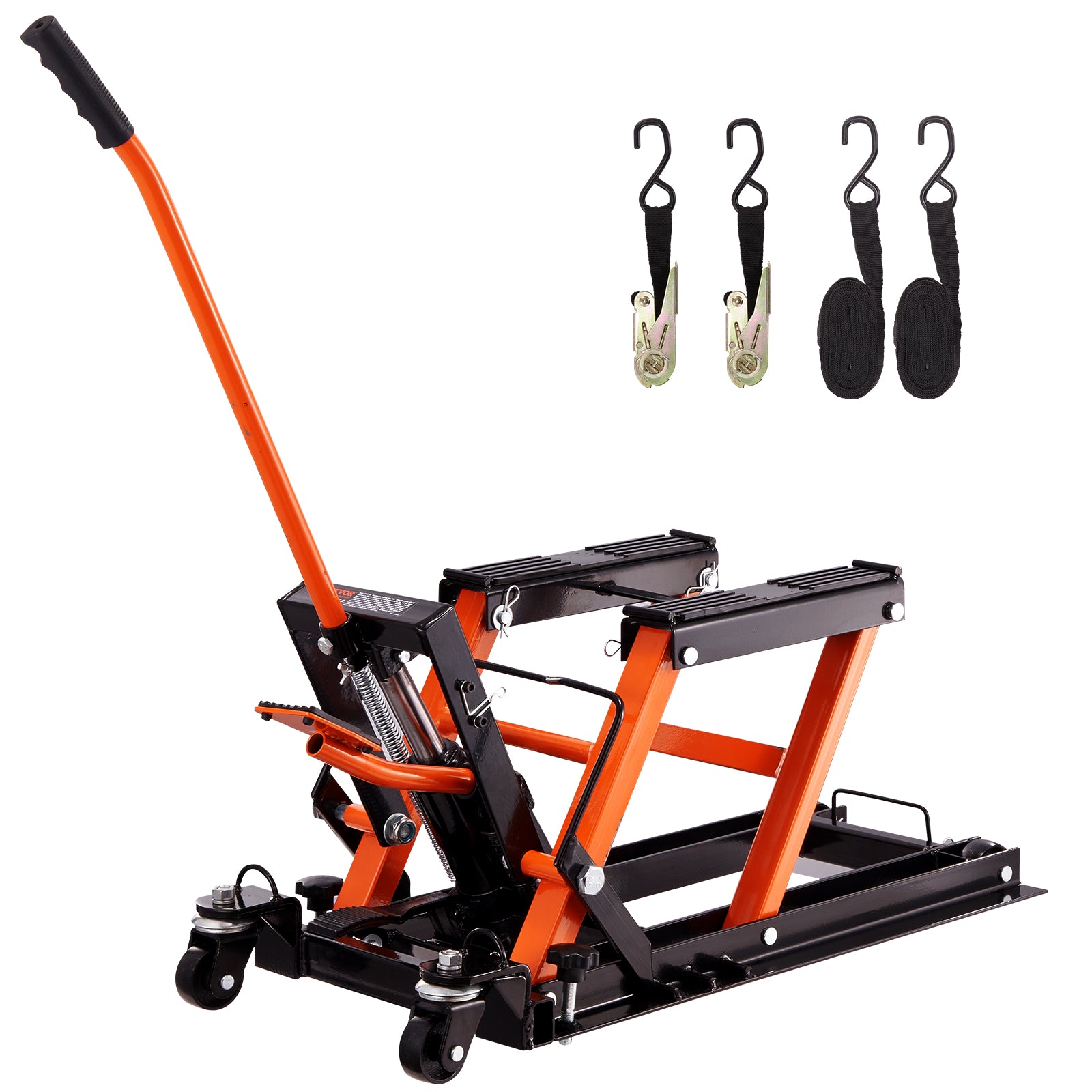 Steel hydraulic motorcycle jack stand