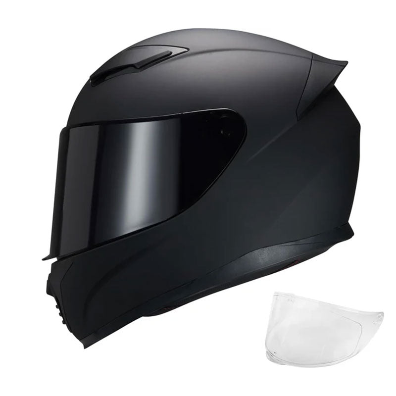 Full-face motorcycle helmet with ventilation holes WS-607
