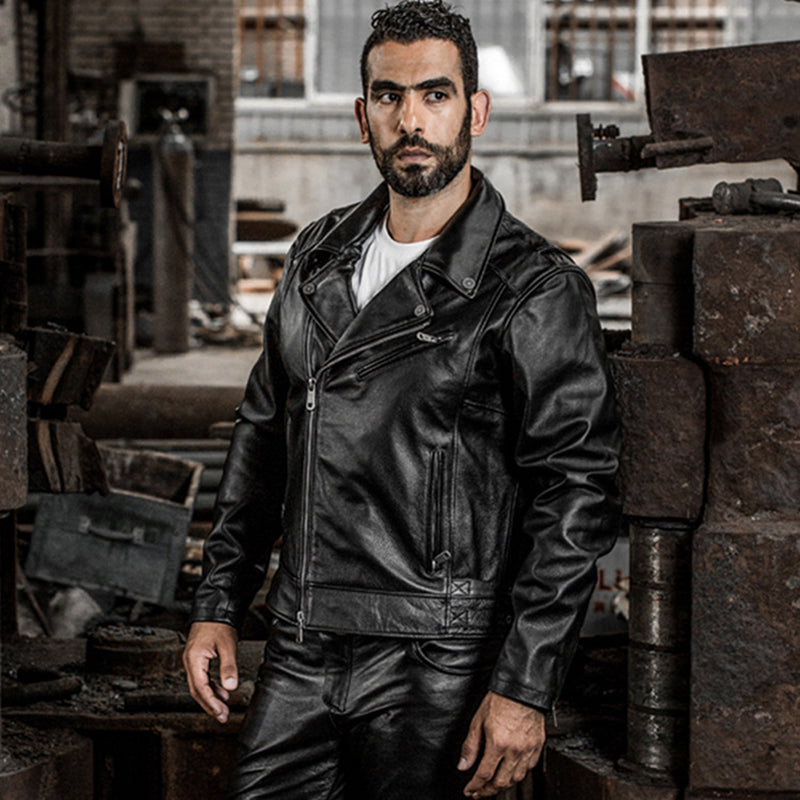 HARLEYANGEL genuine leather jacket-A18