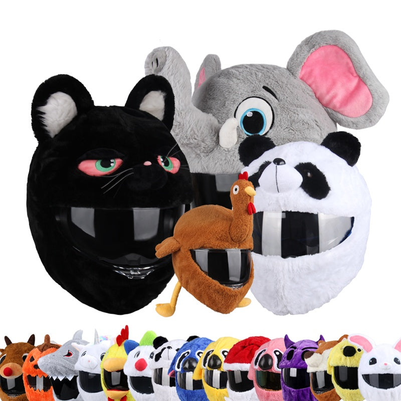 fluffy motorcycle helmet Funny motorcycle helmet covers