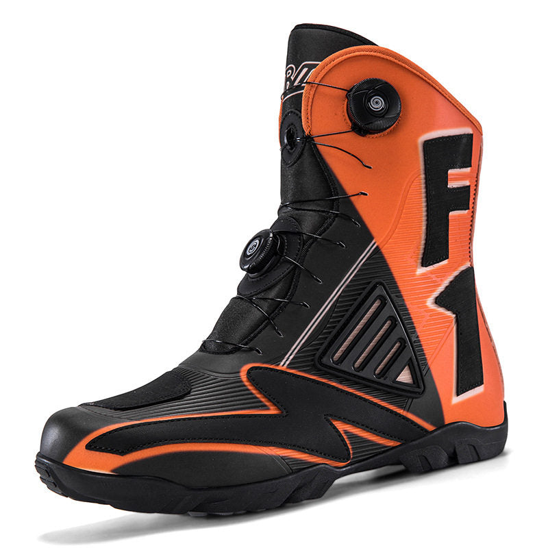 Motorcycle-specific riding boots – vintage-style cruiser and adventure/rally boots-K173