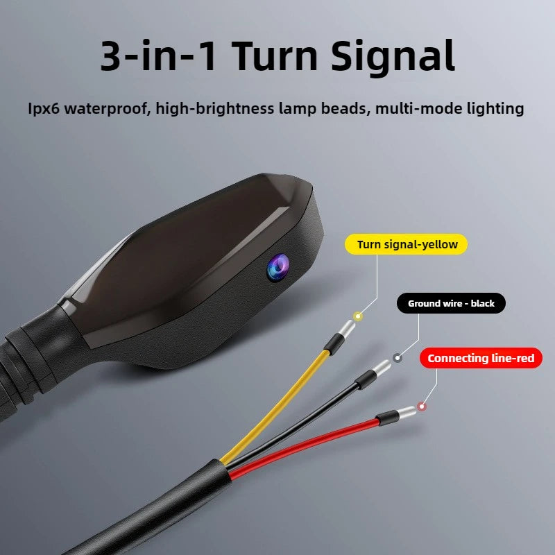 New 27 Modes Motorcycle LED Turn Signal-DF2