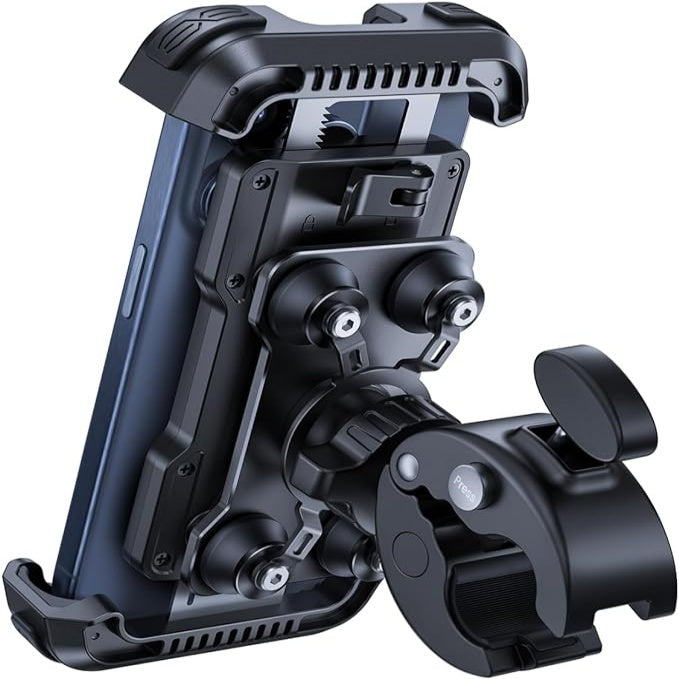 Double shockproof motorcycle bicycle stand—M30