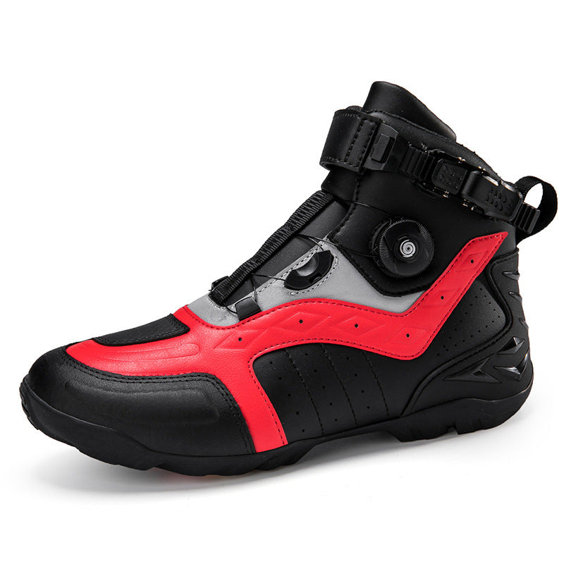 High-top motorcycle riding shoes-K124