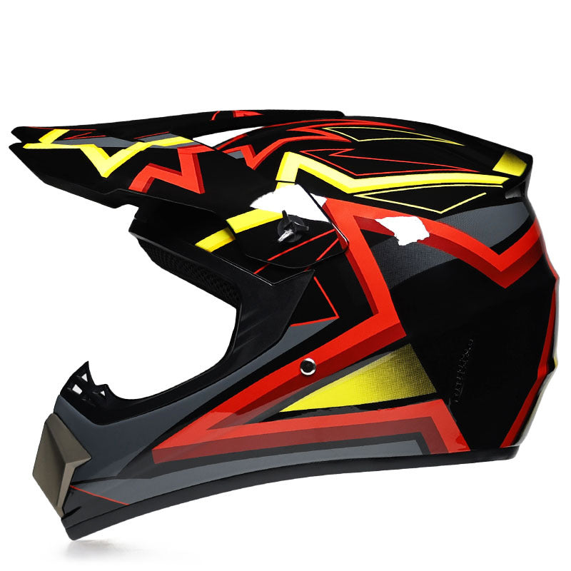 Lightweight full-face off-road motorcycle helmet-I164