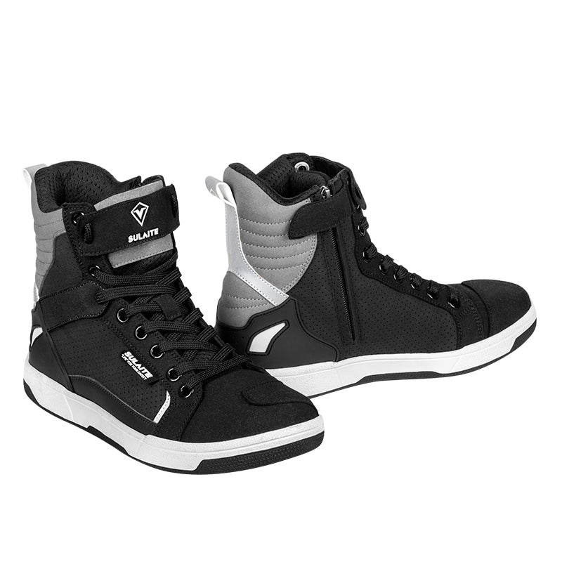 Motorcycle riding boots retro breathable-K09