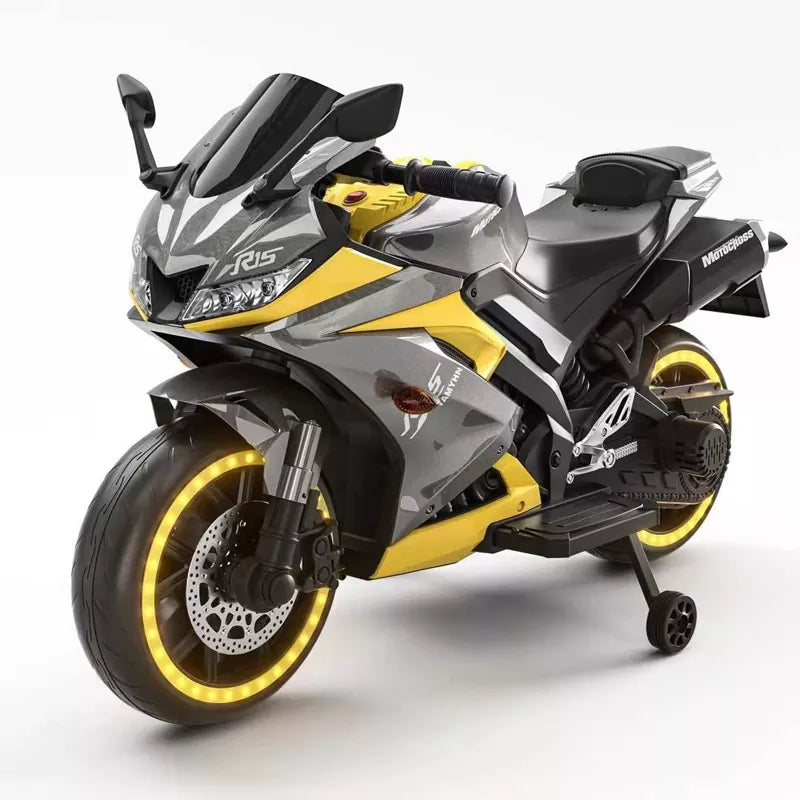 Mini Electric Motorcycle for Kids Red Ride-On Car with Remote Control