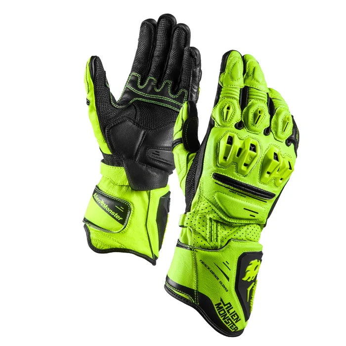 CE2 Certified Carbon Fiber & Genuine Leather Track Cycling Gloves- G21