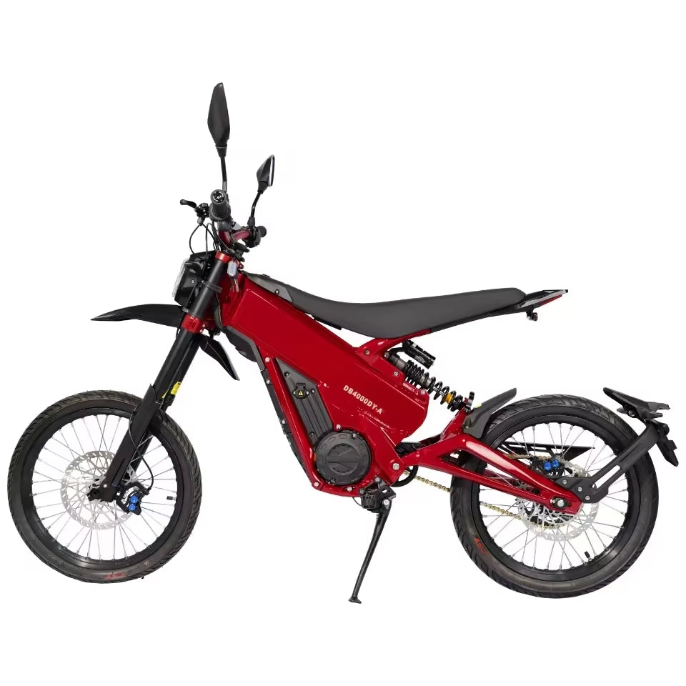 Electric off-road motorcycle, 60V, 6500W, mid-drive, electric motor, 61-80km/h