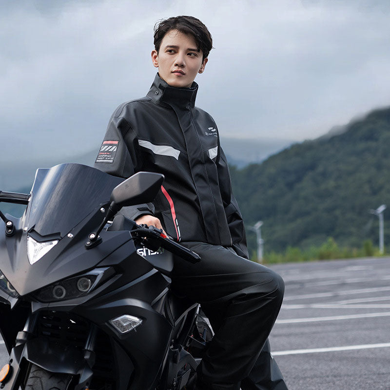 Split type riding raincoat set-C02