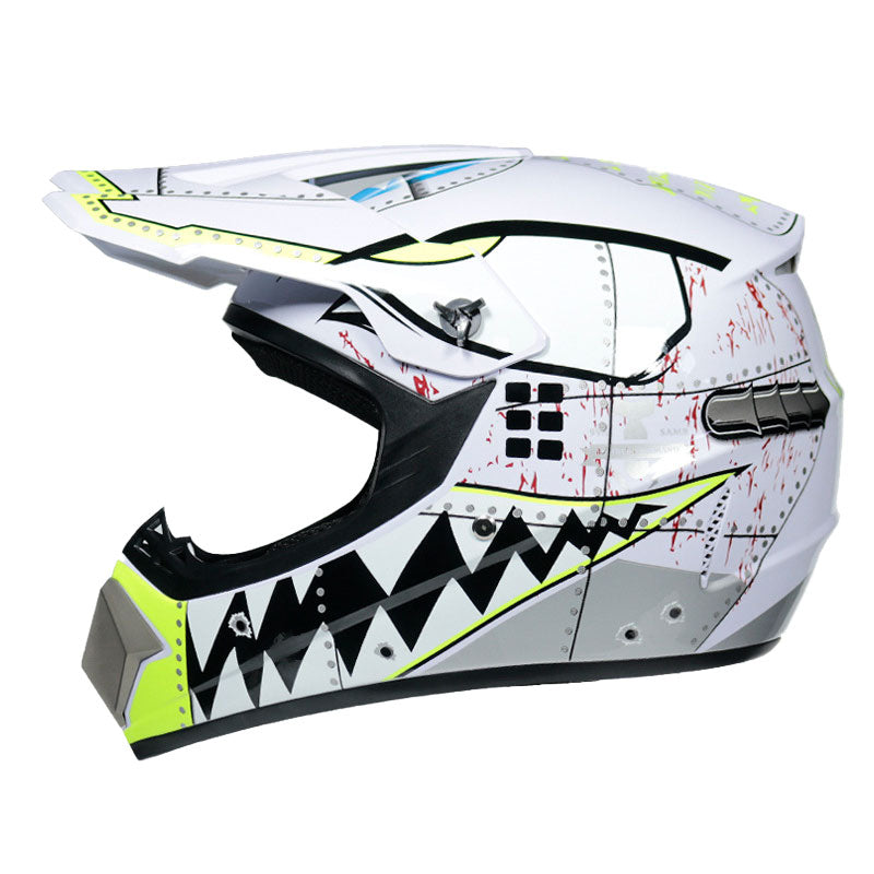 Full-face helmet for motocross and go-karting-I166
