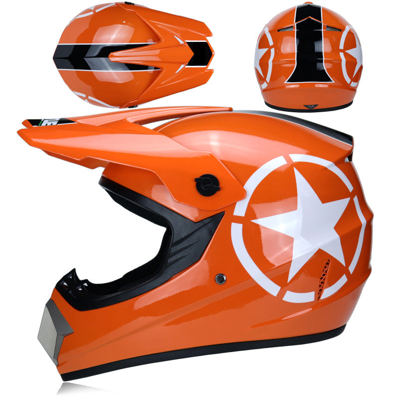 Lightweight full-face off-road motorcycle helmet-I164