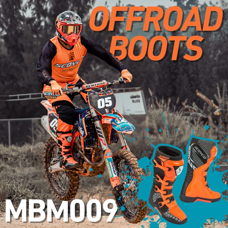 High-top anti-fall off-road motorcycle boots - K22