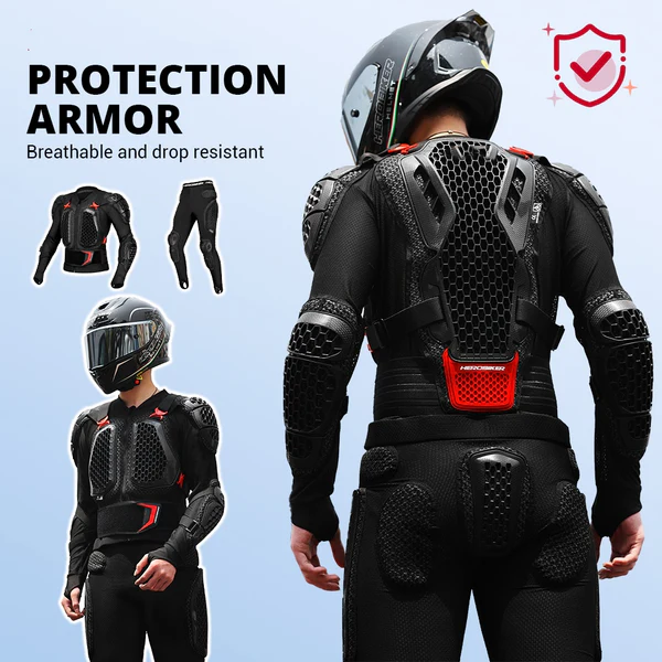 Professional-grade full chest and back armor-J23