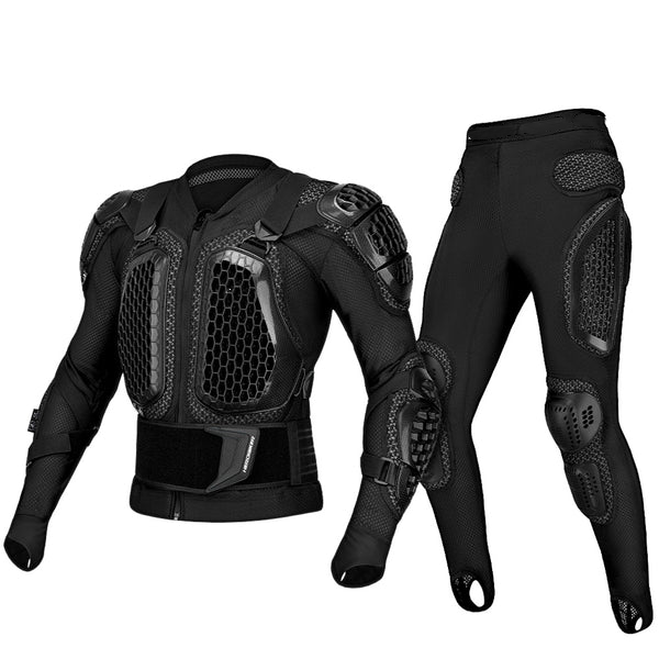 CE Certified Plus Size Professional-Grade Full Chest and Back Armor - F1