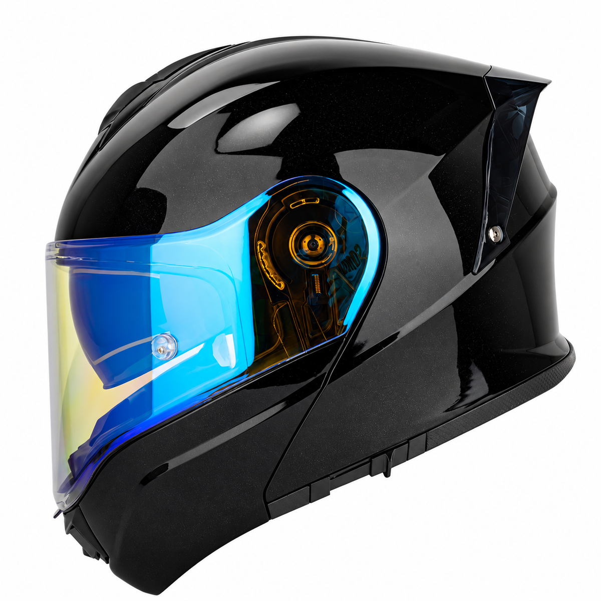 Big-Size Racing-Grade Modular Flip-Up Motorcycle Helmet with Dual-Visor Design - I288