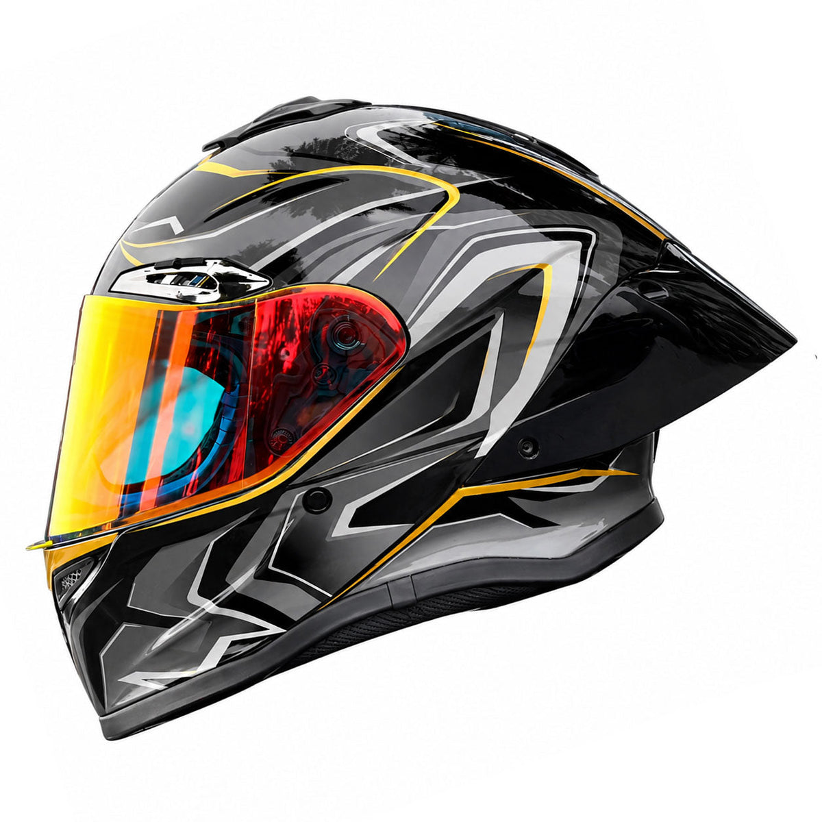Full-face motorcycle helmet for all-season touring-I307
