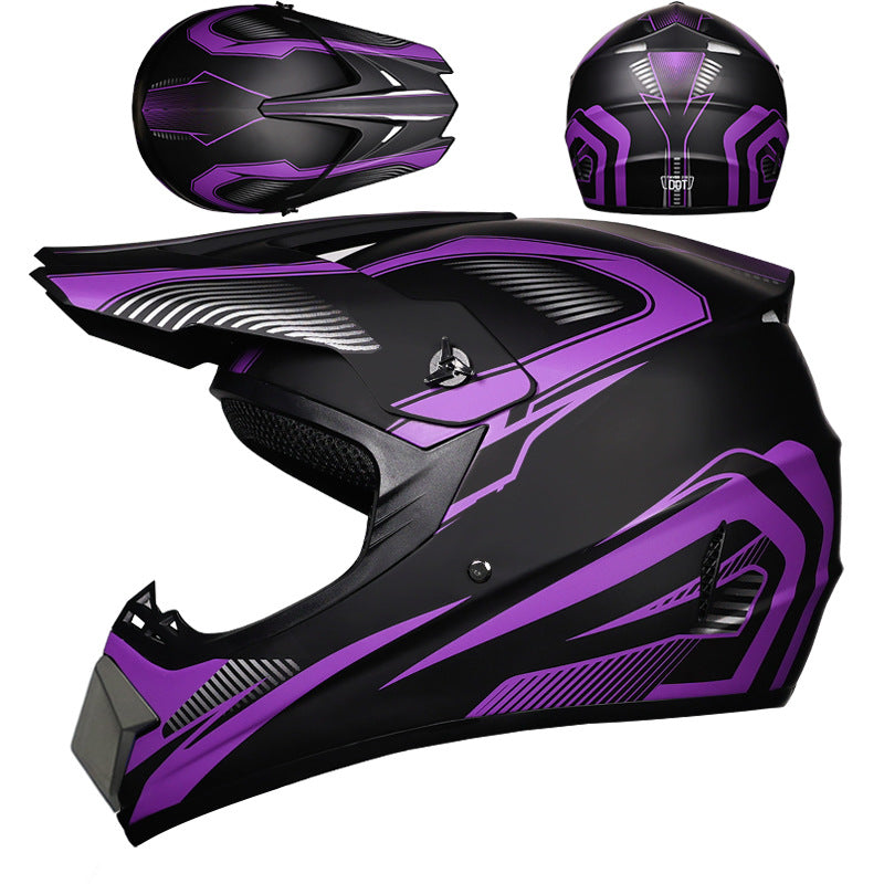 Lightweight full-face off-road motorcycle helmet-I164