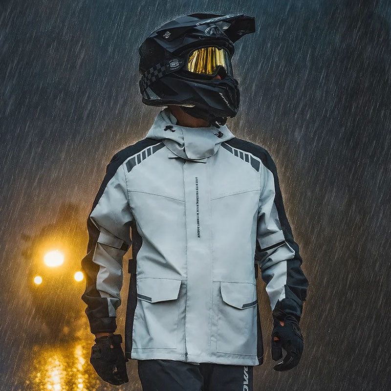 Waterproof motorcycle raincoat TPU-C09