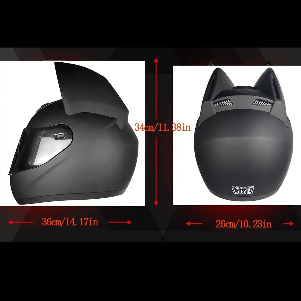Fashion cat ear off-road helmet-i02