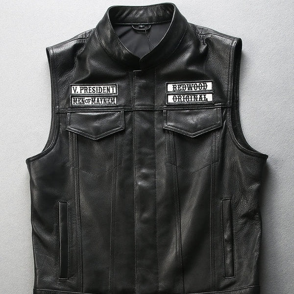 Harley Angel Vest Sons of Anarchy Leather Motorcycle Vest-A15