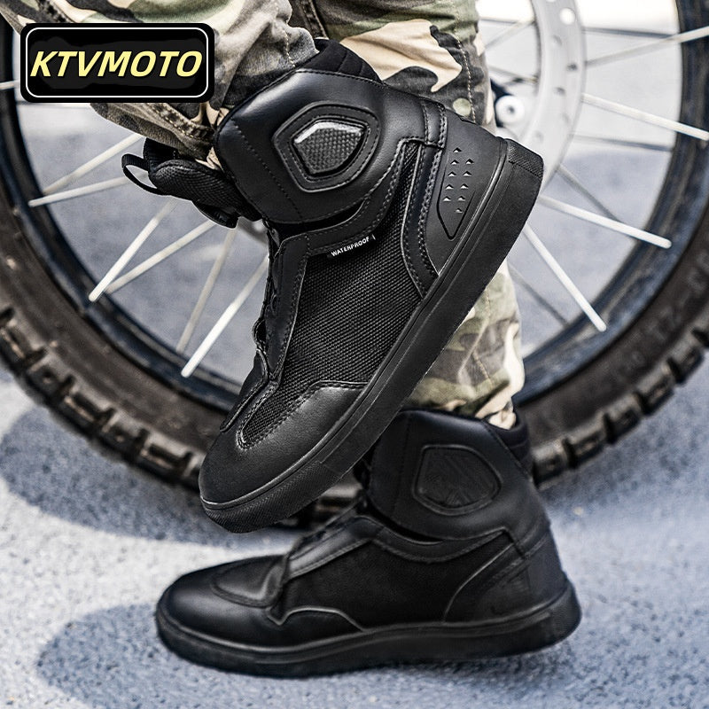 Track off-road racing shoes anti-fall wear-resistant breathable-K10