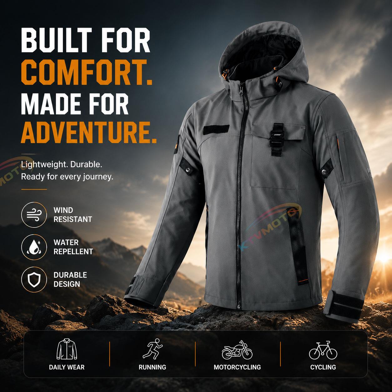 Waterproof Motorcycle Riding Jacket-J99