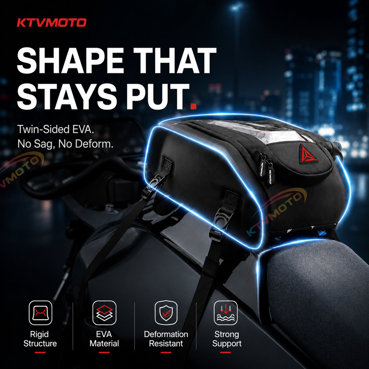 Motorcycle magnetic waterproof multi-functional quick-release backpack-B27