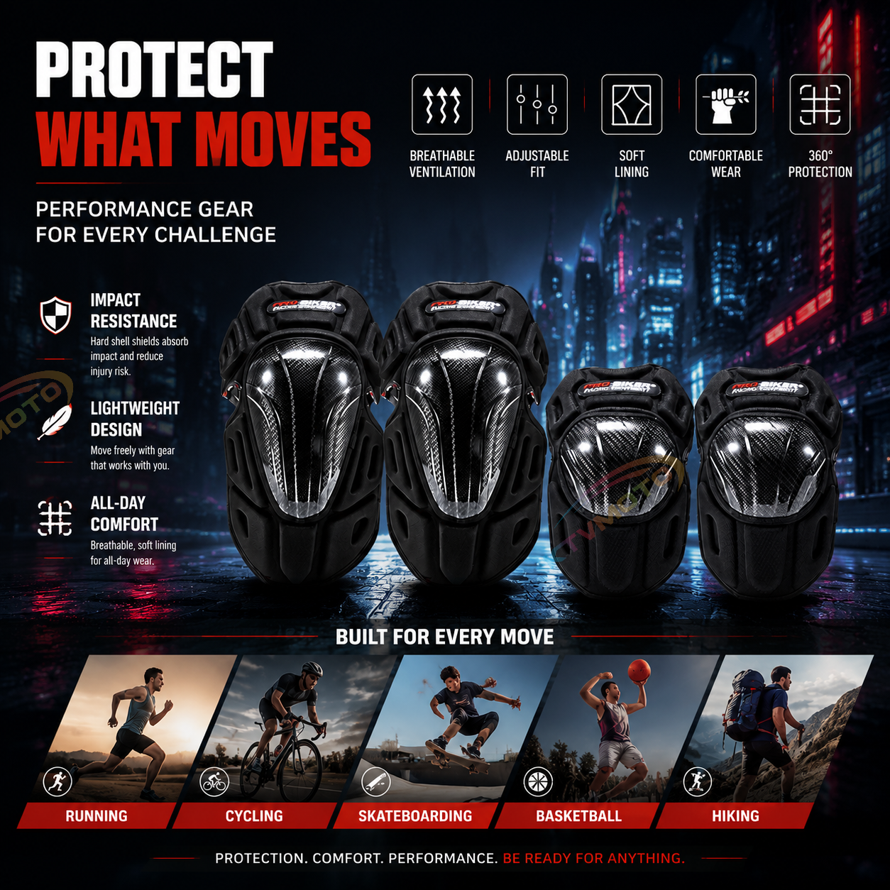 Carbon fiber motorcycle protective gear-Y55