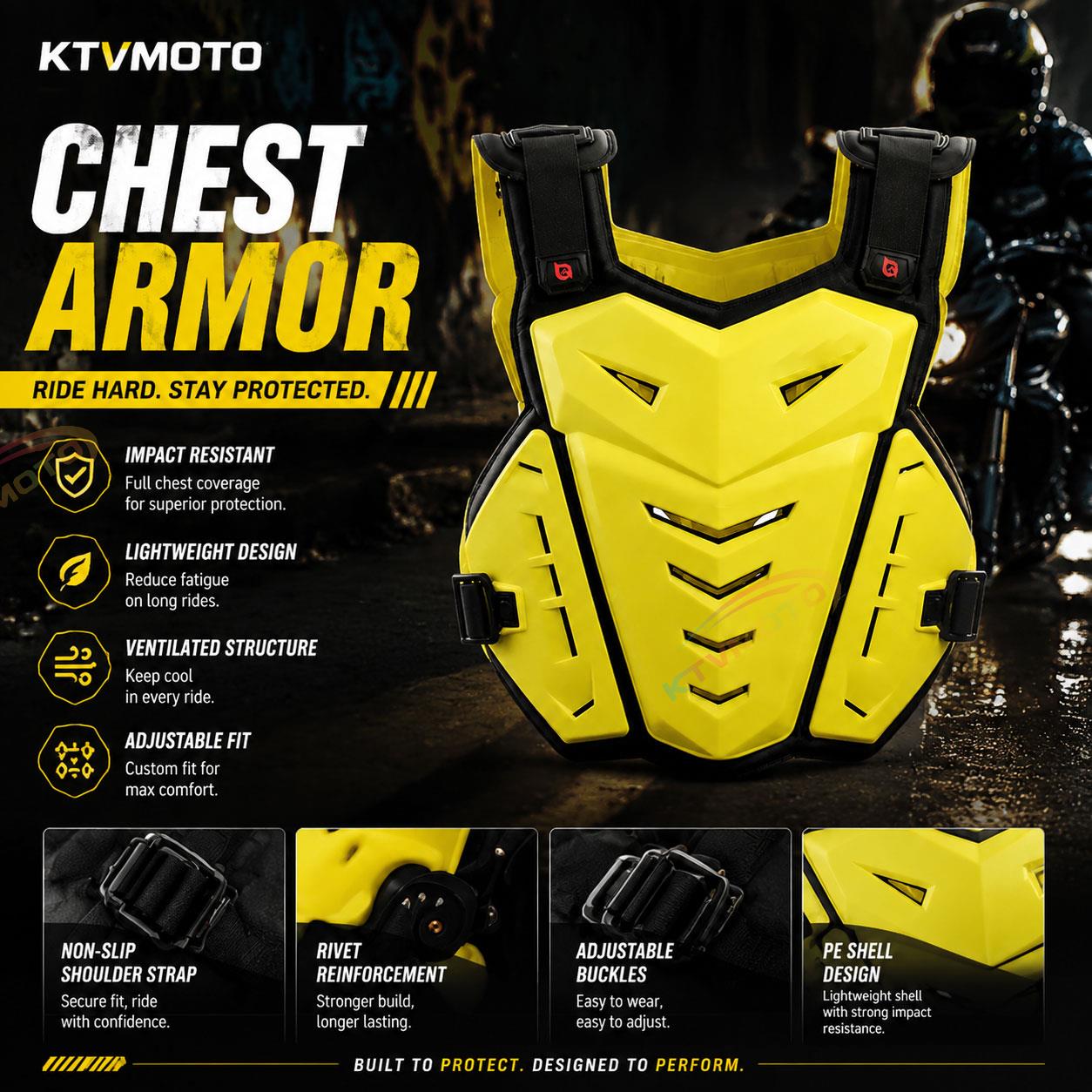 Motocross protective vest-F23