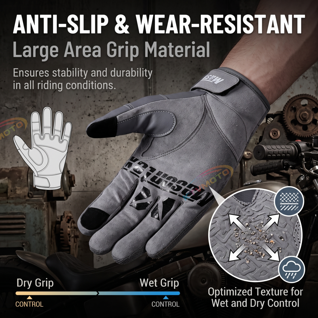 Motorcycle breathable slow rebound retro gloves-G94