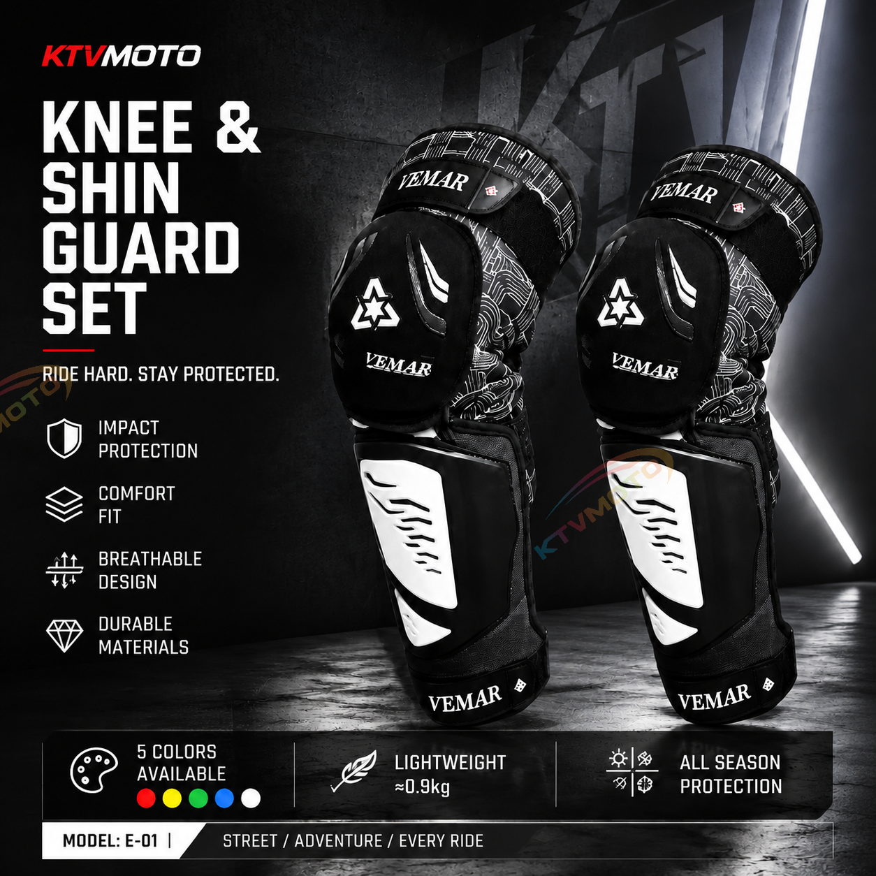 Off-road motorcycle knee guards-Y41