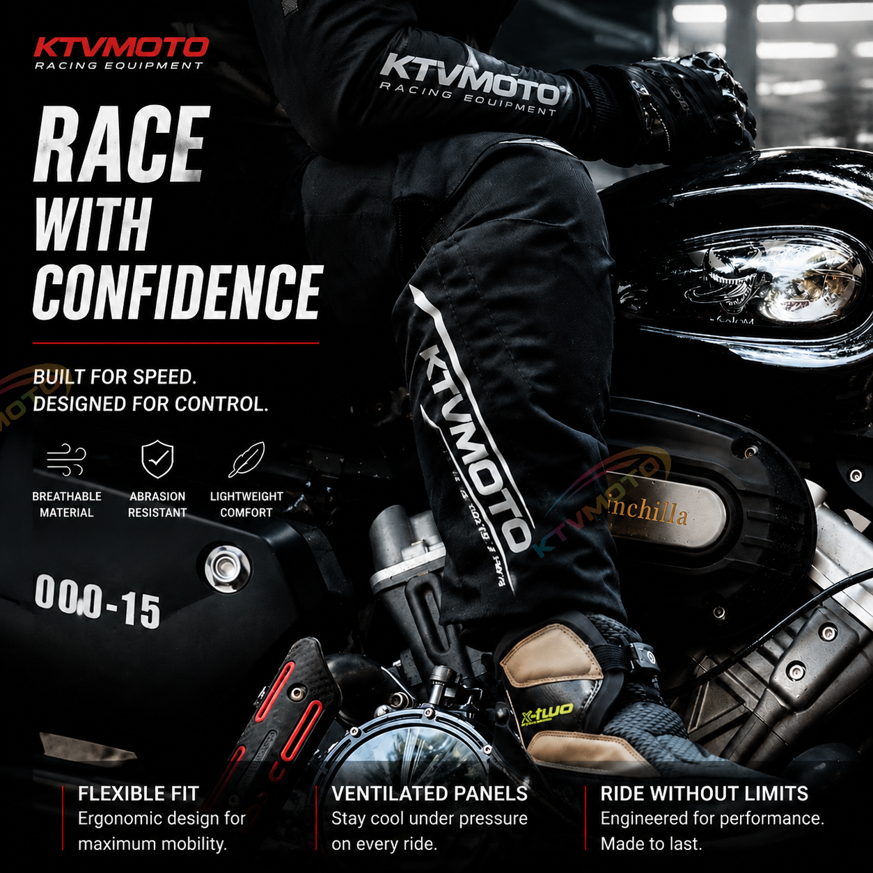CE-certified reflective protective gear for street motorcycles-Y35