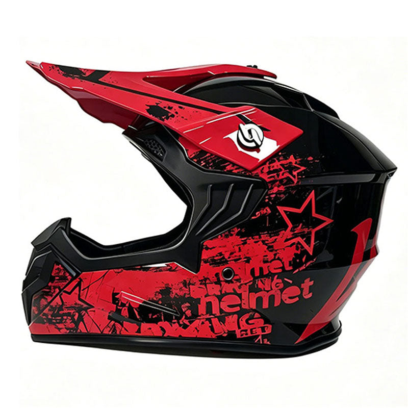 Graffiti Motocross Full Helmet-I83