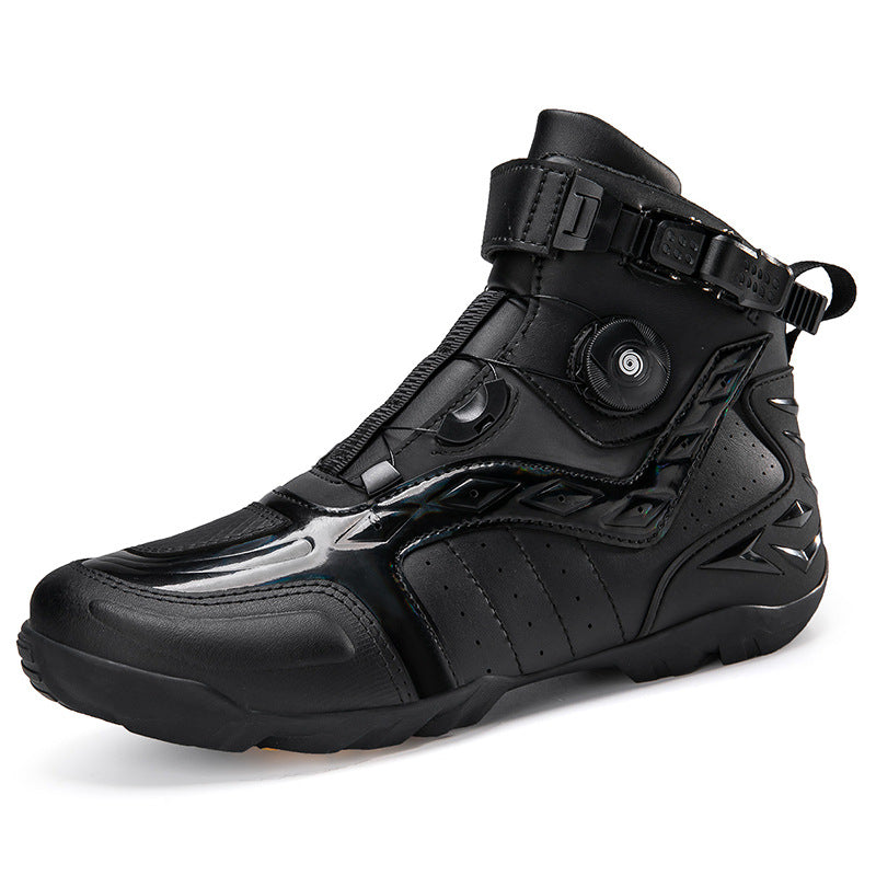 High-top motorcycle riding shoes-K124