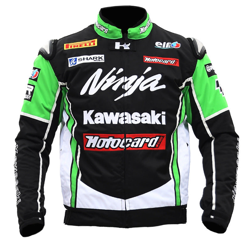 Motorcycle Riding Jacket with Protective Armor-J52