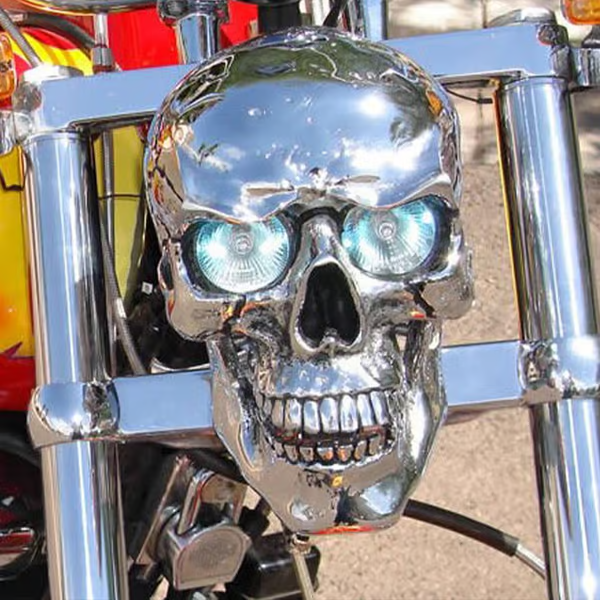 Skull Motorcycle Headlight-D15