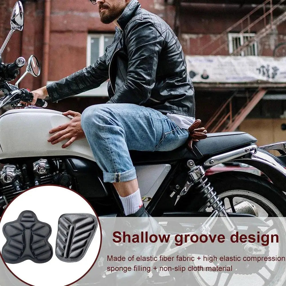 3D motorcycle universal non-slip comfortable breathable shock-absorbing seat cushion-L01