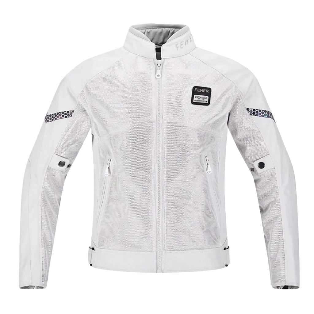 CE Breathable Mesh Motorcycle Commuter Jacket for Summer-J66